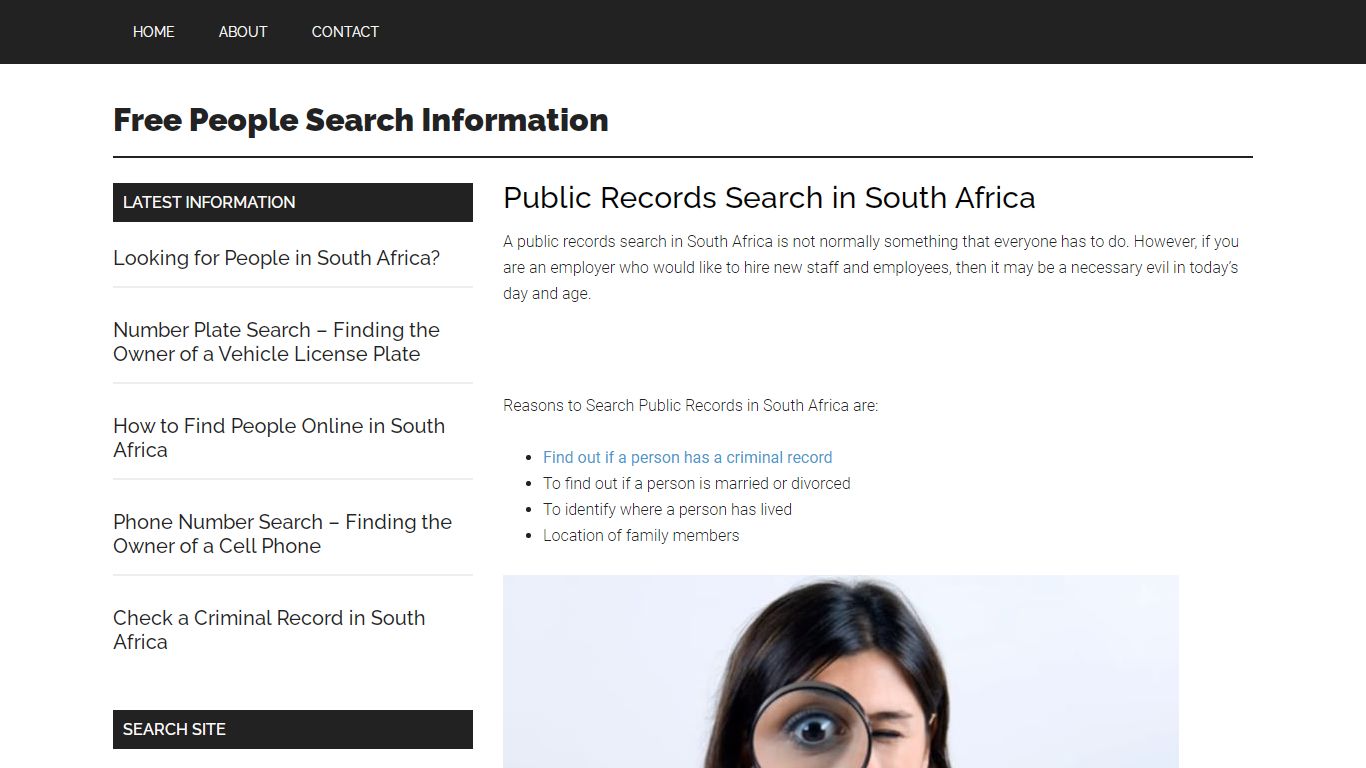 Public Records Search in South Africa